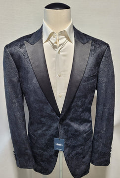 TUXJKT.Black/1.BlackPaislVelv.MRS