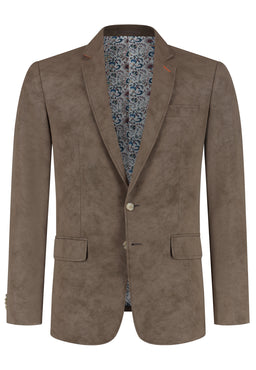 OSLO JKT LyK6011953/6 BrownSued MRS