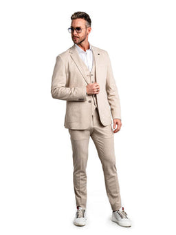 JKT.K10371/2.StoneBeigeWhStr.FLX