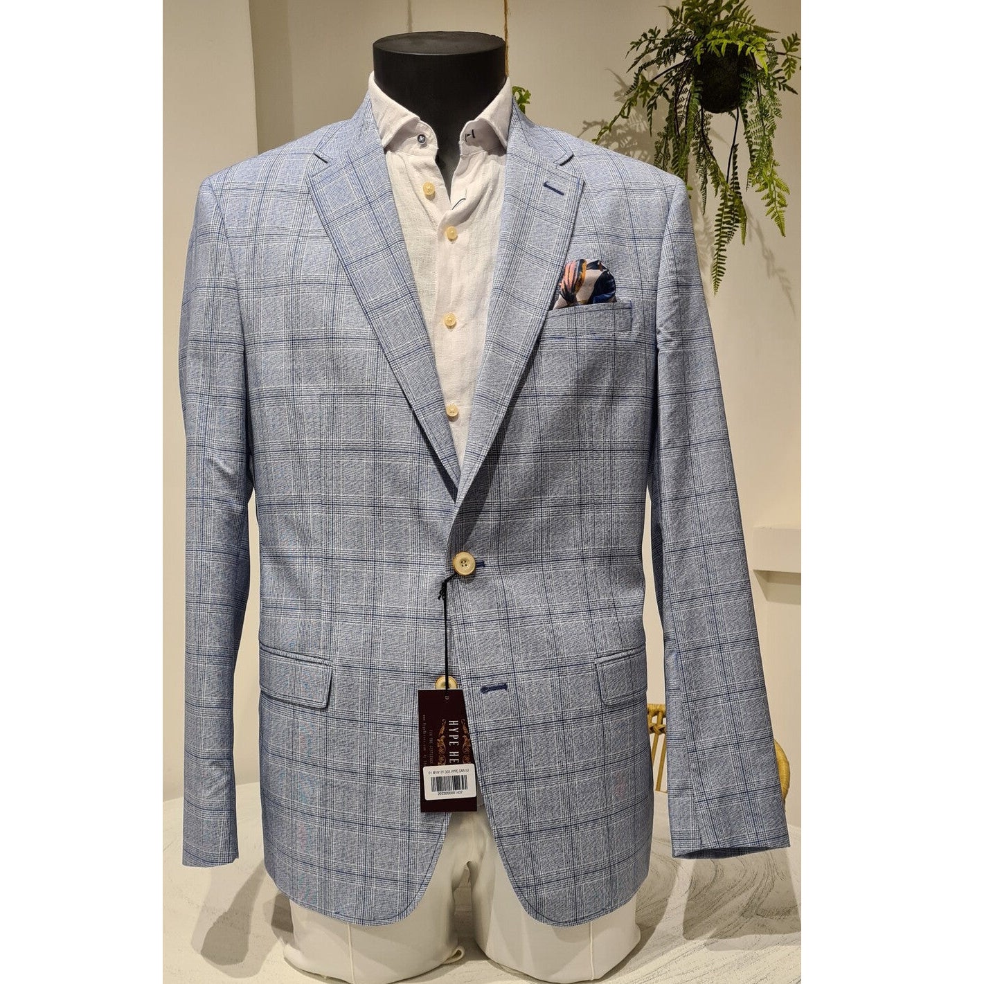 JKT.M1817F/3.LBlueCheck.HYP
