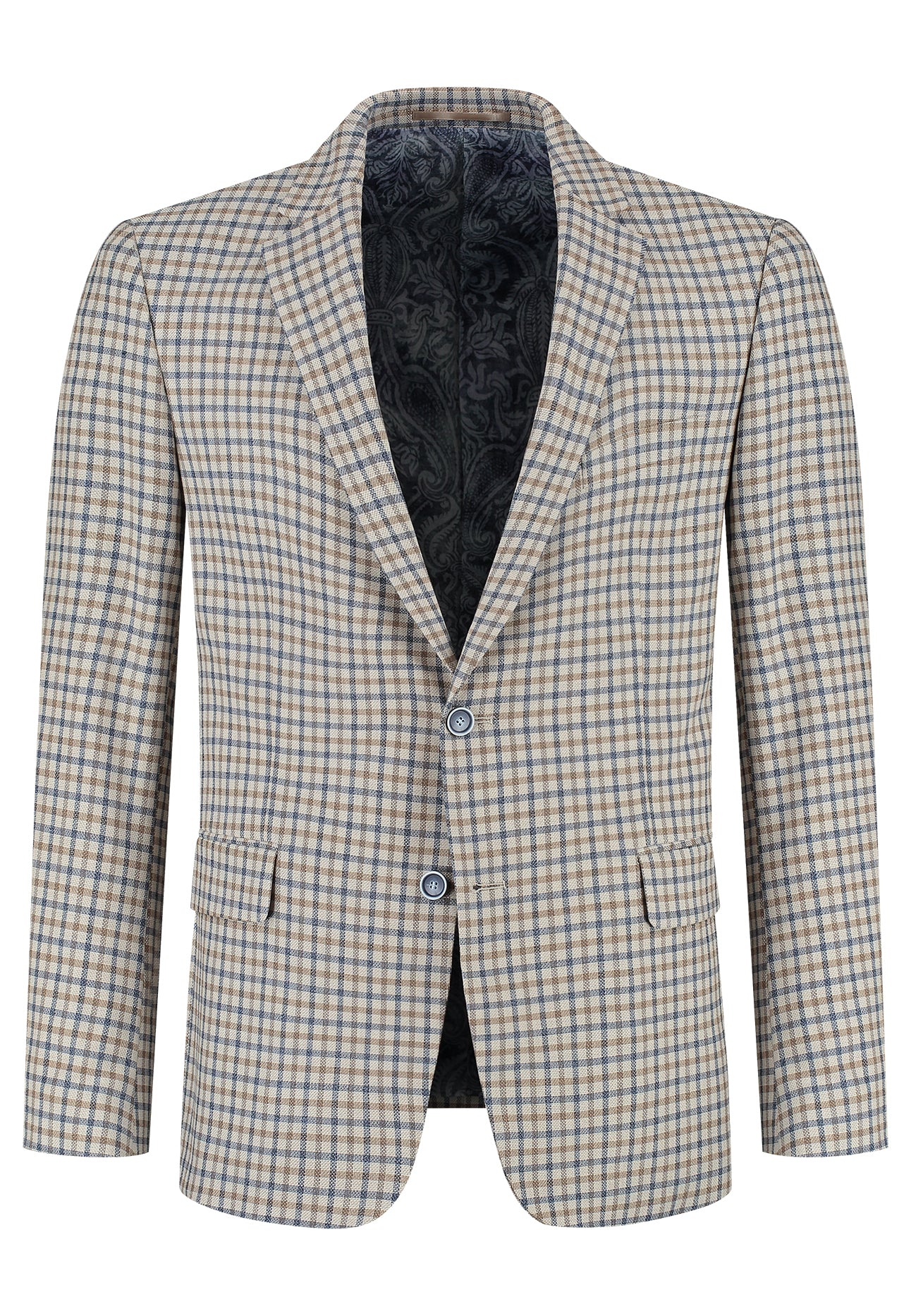 JKT SM326-a SandBlueBeigeCheck MRS