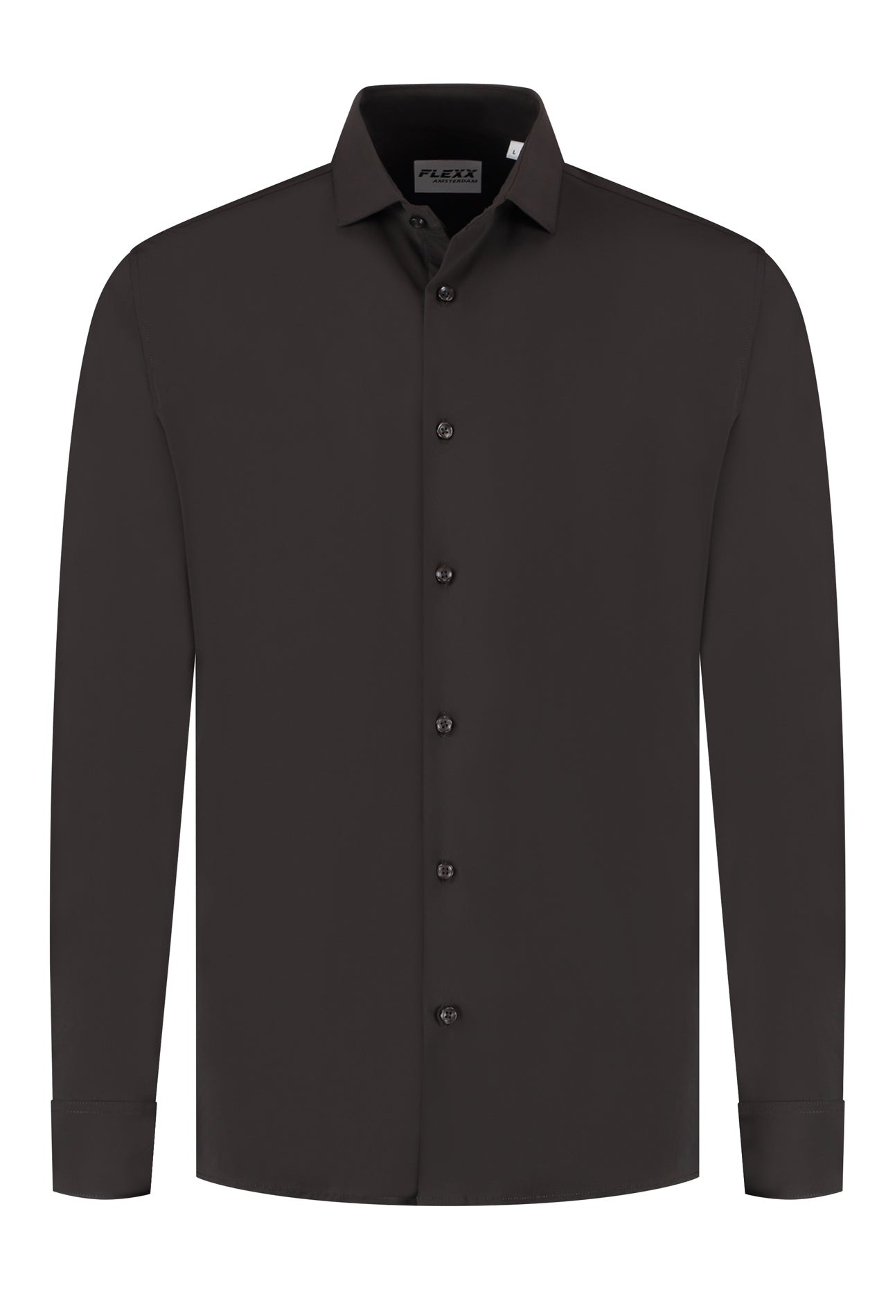 OSWIN SHIRT DarkBrown Perform FLX