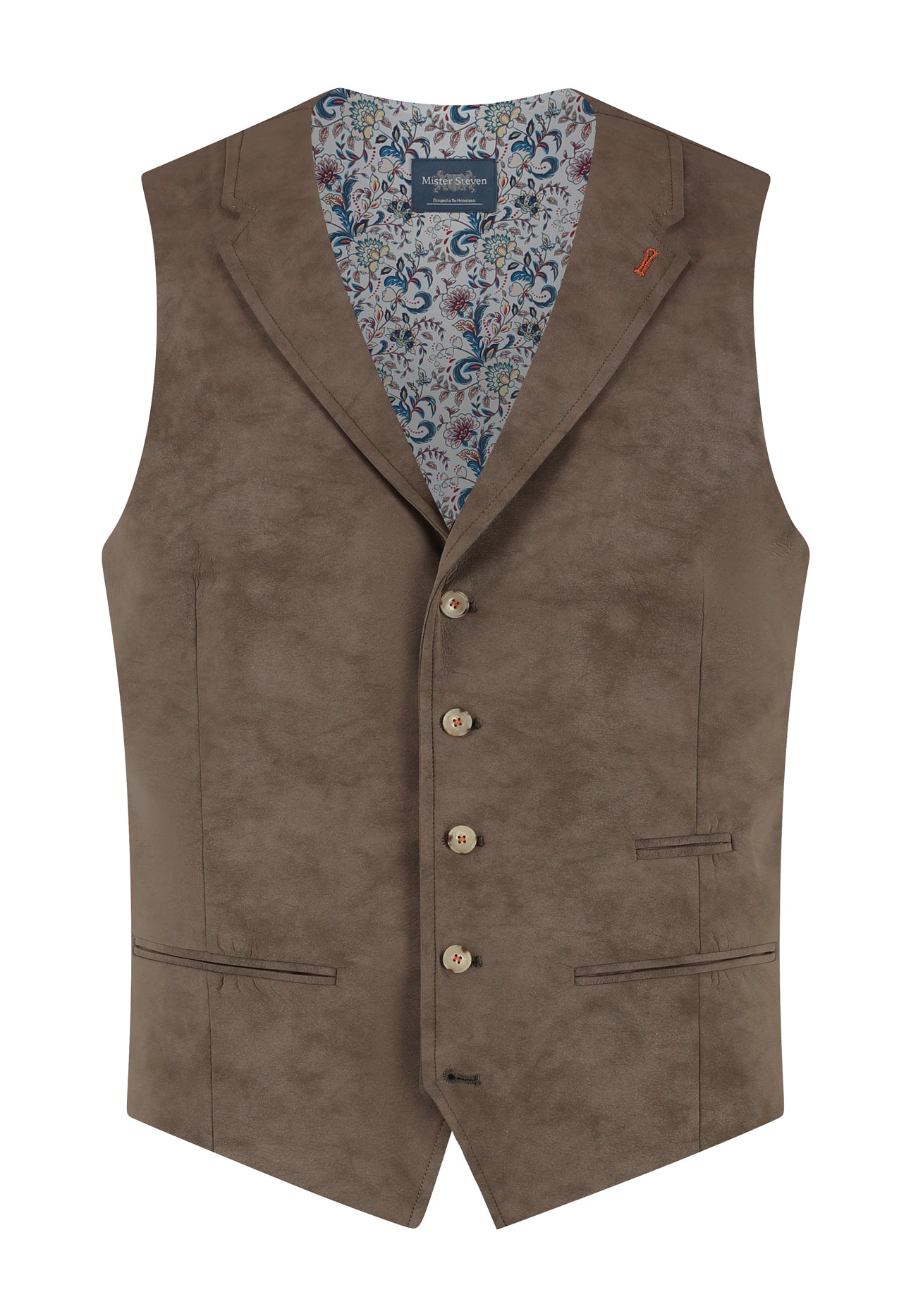 TURIN VESTLP LyK6011953/6 BrownSued MRS