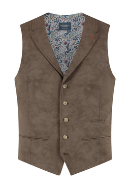 TURIN VESTLP LyK6011953/6 BrownSued MRS