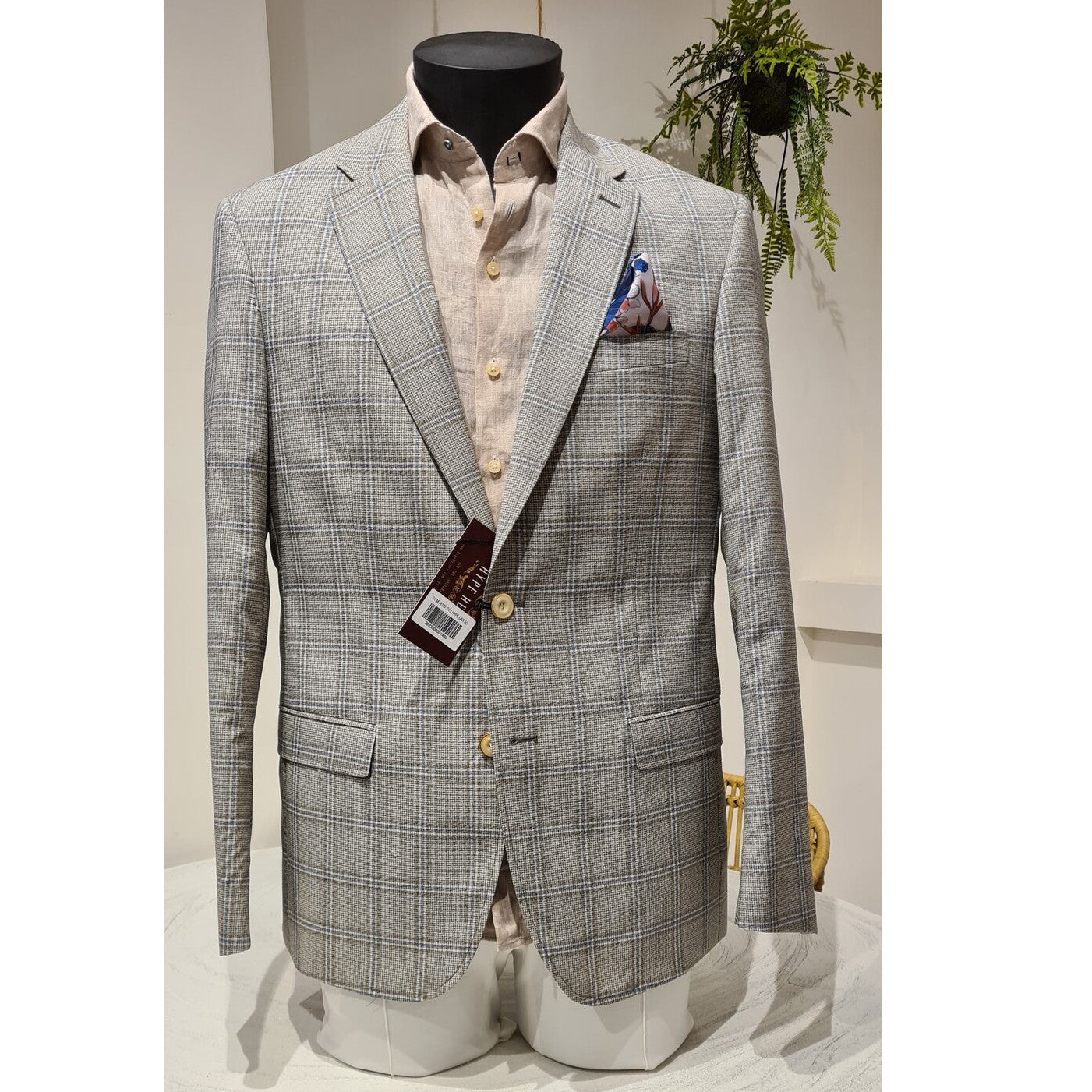 JKT.M1817F/4.LGreyCheck.HYP