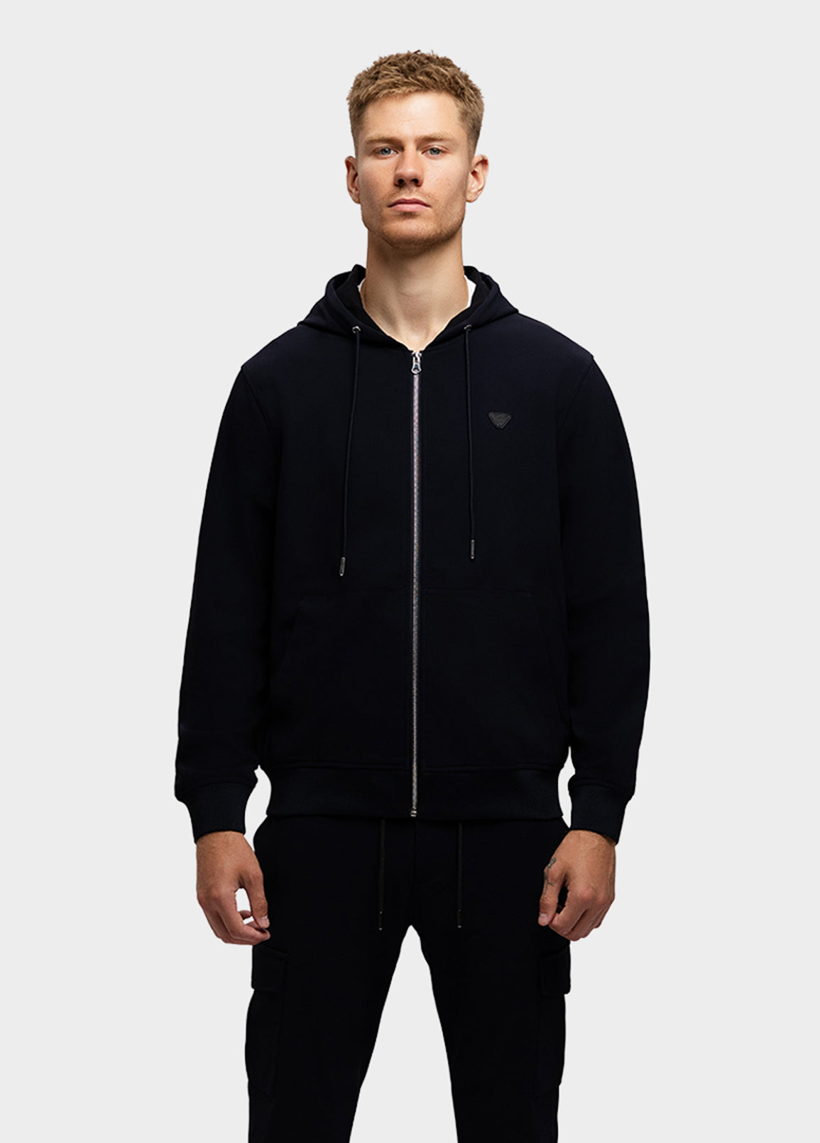 THANE.HOODYZIP.LYX700276/4.Navy.FLX
