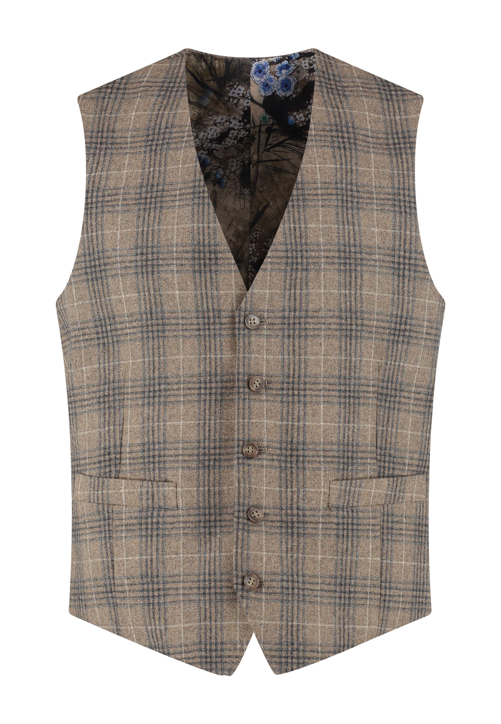 NAPELS.VEST.Latizia/2.LBrownFlan.MRS