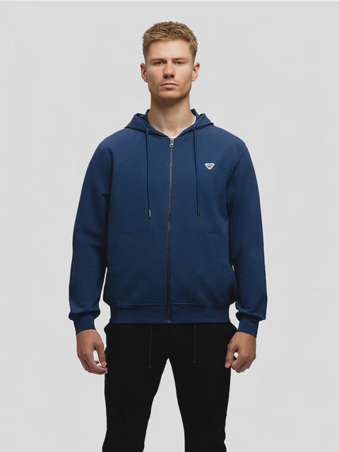 THANE HOODY LYK601257/2 ZipMidBlue