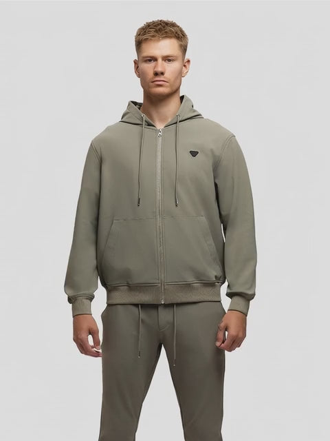 THANE HOODYZIP LYX700276/42 LKhaki FLX